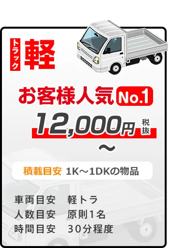 不用品回収 軽トラックプラン